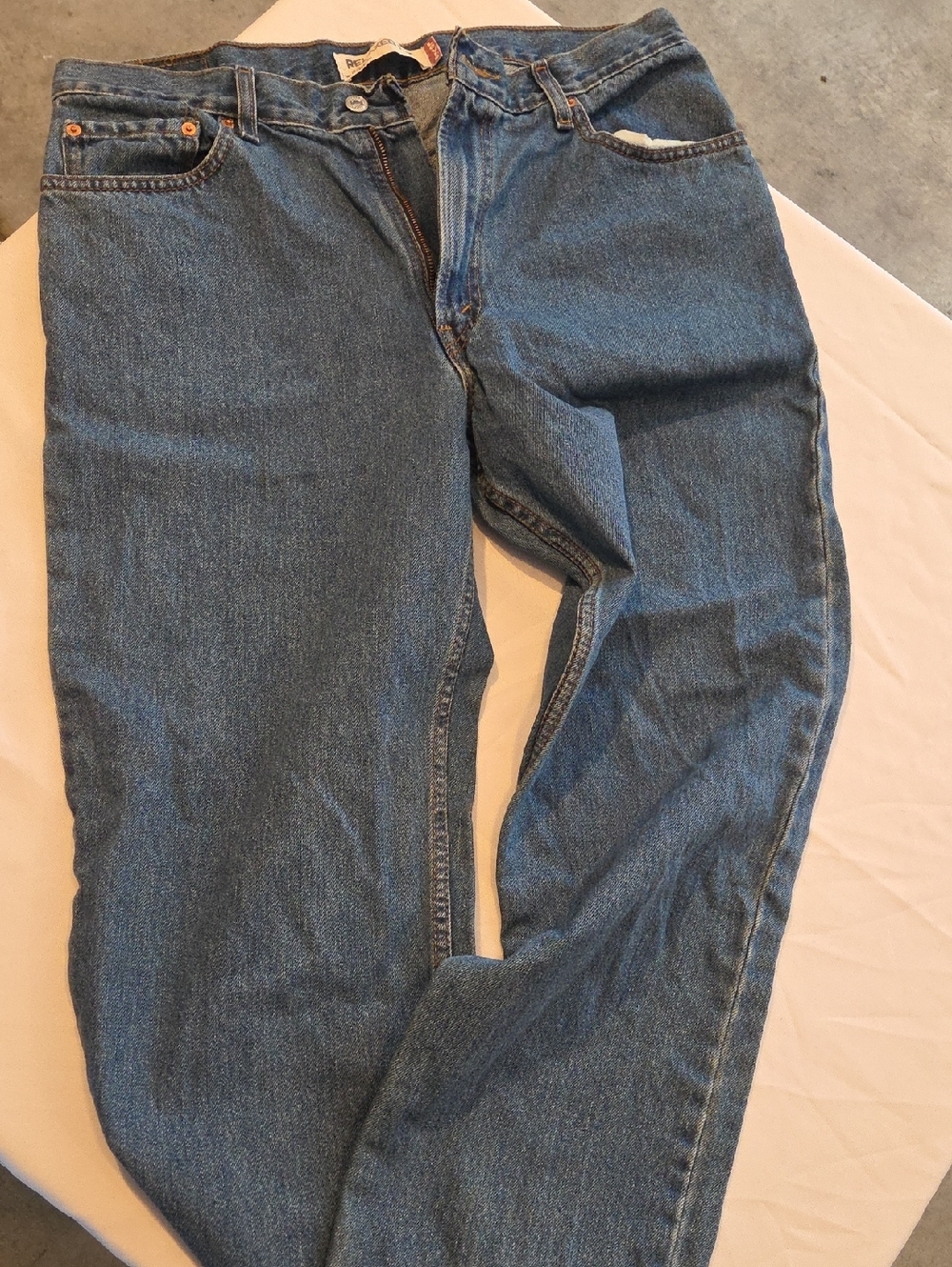 Levi's Relaxed Fit Medium Blue Denim Jeans
